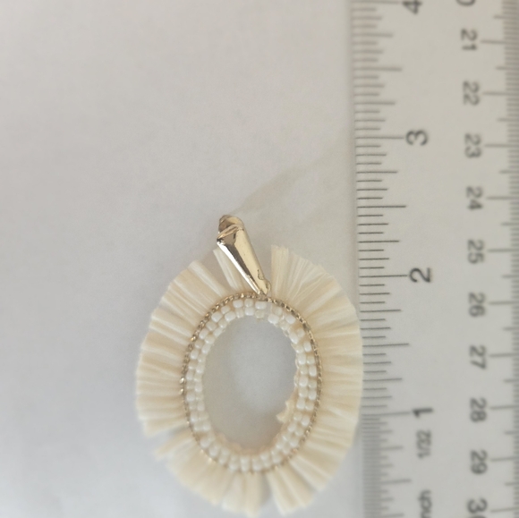 Boho Chic Gold Oval Dangle Earrings for Causal Wear or Parties - Picture 4 of 4